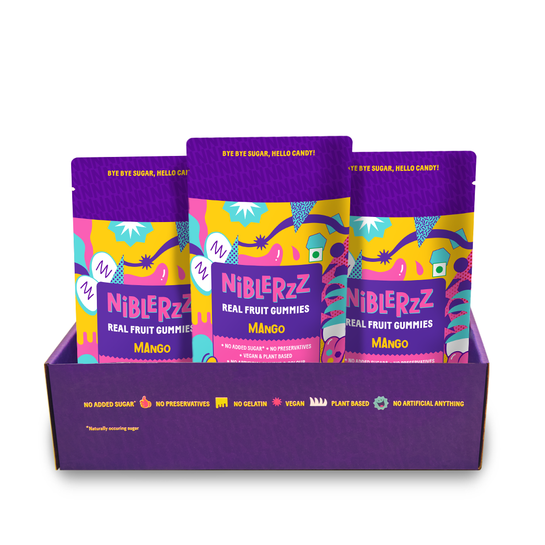 Real Fruit Mango Gummies - Pack of 3